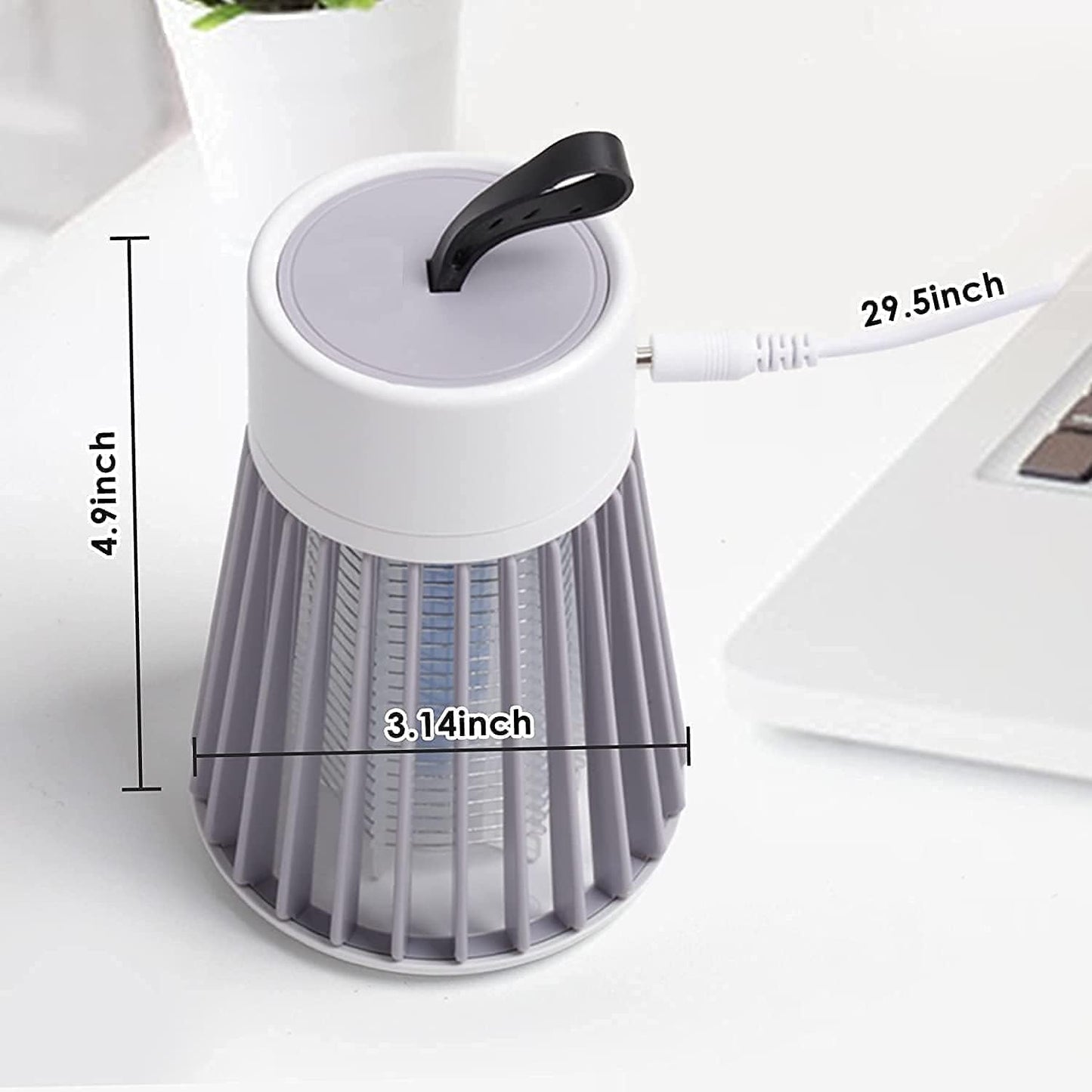 Eco-Friendly LED Mosquito Killer Machine – USB-Powered Indoor Bug Zapper for Home – Chemical-Free Insect Trap Safe for Kids & Pets – Easy to Clean, Compact Design (MASHROOM Mosquito LAMP)