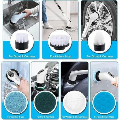 9 in 1 Heavy Duty Rechargeable Scrubber
